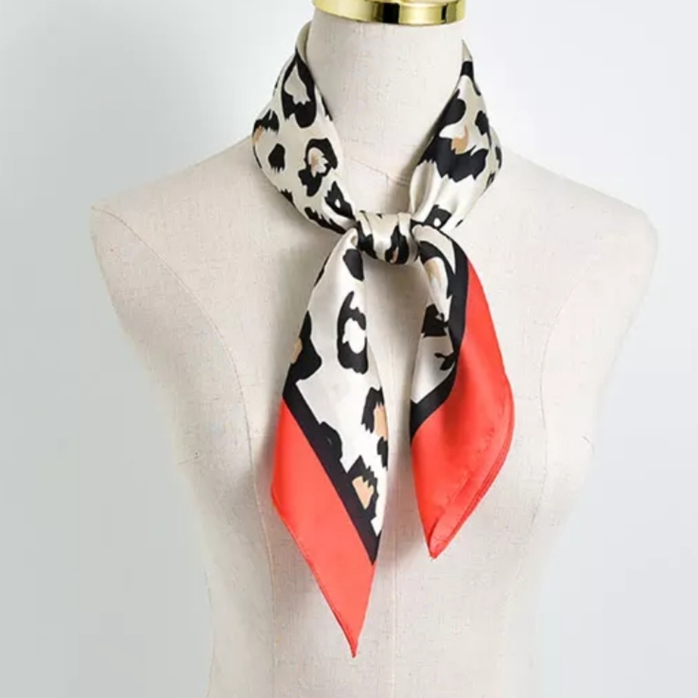 Large Silky Scarf Head Neck Bag Hair 28x28